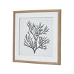 Reef coral art from a three-quarter angle