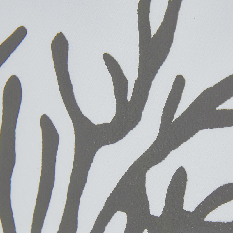 Close-up of the coral silhouette