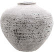 Regola large stone ceramic vase, front view