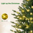 Set of 2 4ft pre-lit trees in vintage pots – image 5