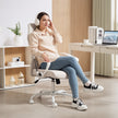 HOMCOM Fabric High Back Office Chair - Cream White – view 8