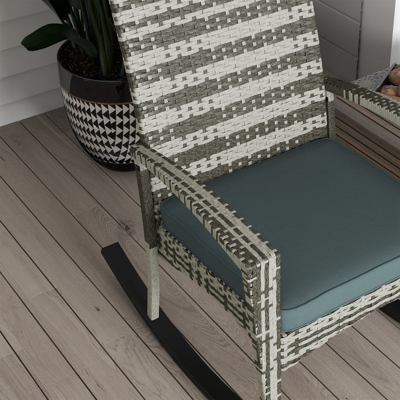 Rattan rocking chair – image 8