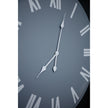 Rothay grey clock seen from an angle on a dark background