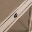 Close-up of the black ring pull
