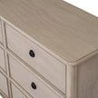 close-up of the rounded top corner