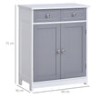 Traditional bathroom cabinet with drawers – image 3