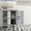 Grey under sink cabinet – image 6