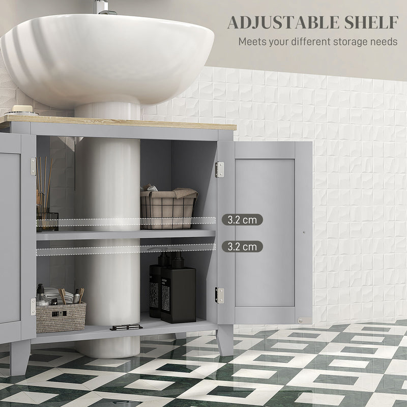 Grey under sink cabinet – image 6