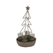 Christmas tree tealight holder from a second angle