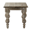 Rutland square side table from the front