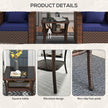 2-tier rattan coffee table – image 7