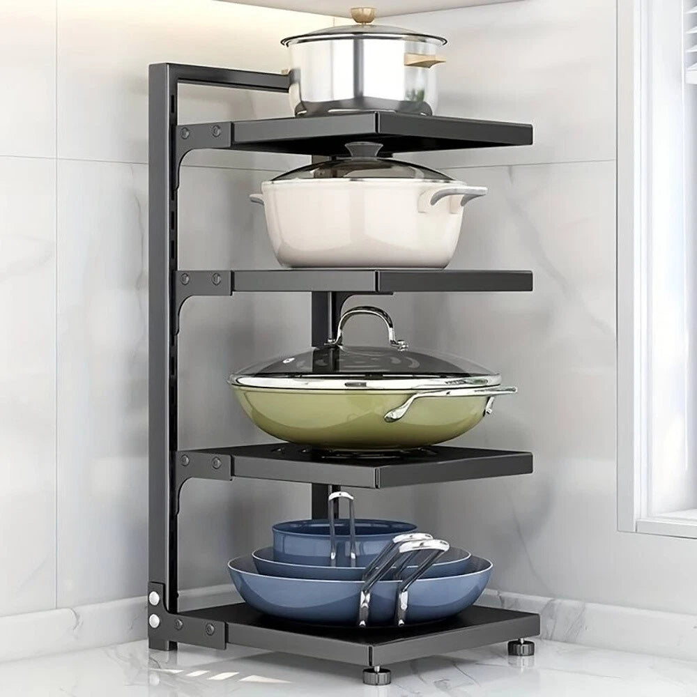 Adjustable Pan & Pot Rack Organiser