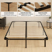 Double metal platform bed frame – image 6