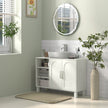 90 cm cream under sink cabinet – image 7