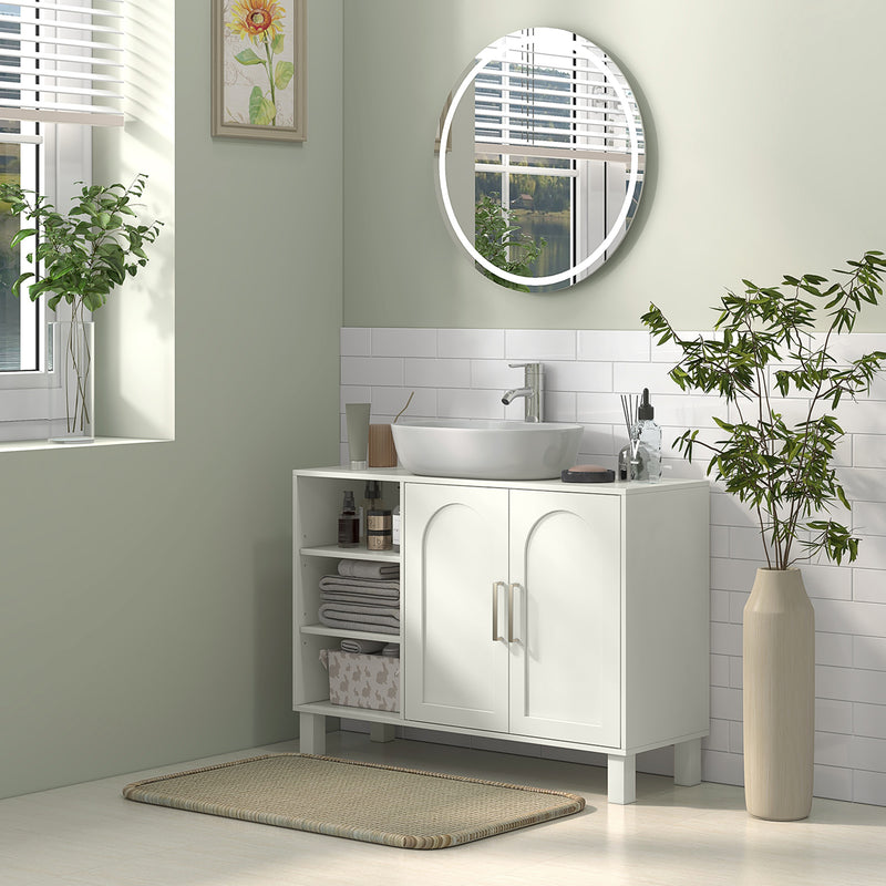 90 cm cream under sink cabinet – image 7