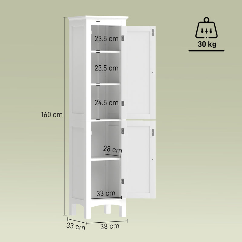 Tall slim bathroom cabinet – image 3