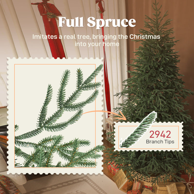7ft full spruce Christmas tree – image 5