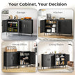 HOMCOM Metal Storage Cabinet with Lock and Adjustable Shelves - Black – view 6