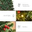 6ft pre-lit pencil Christmas tree – image 8