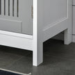 Grey slatted under sink cabinet – image 7
