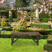 Wagon wheel wooden bench – image 10