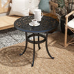 Cast aluminium side table – image 7