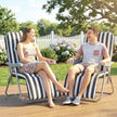 Padded garden recliners – image 8