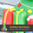 Close-up of the inflatable fabric and design
