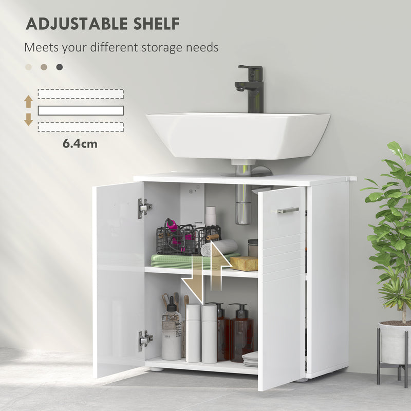 High gloss under sink cabinet – image 5