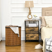 Corner bamboo laundry basket – image 10