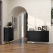 Black gloss hairpin sideboard – image 8