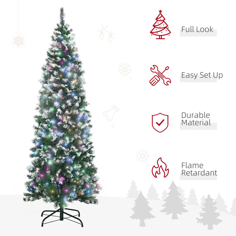 6ft pencil tree with multi-colour LEDs – image 4