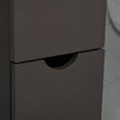Slim brown bathroom cabinet – image 8