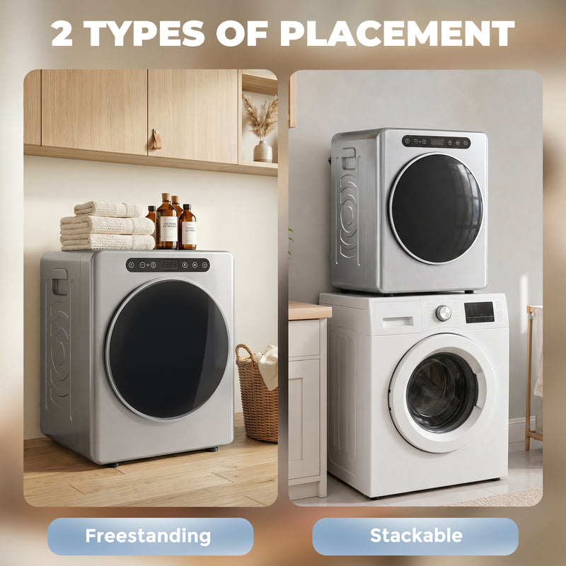 5kg silver tumble dryer – image 7