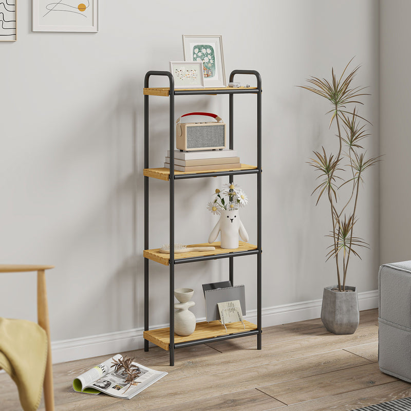 4-tier bamboo bathroom shelf – image 10