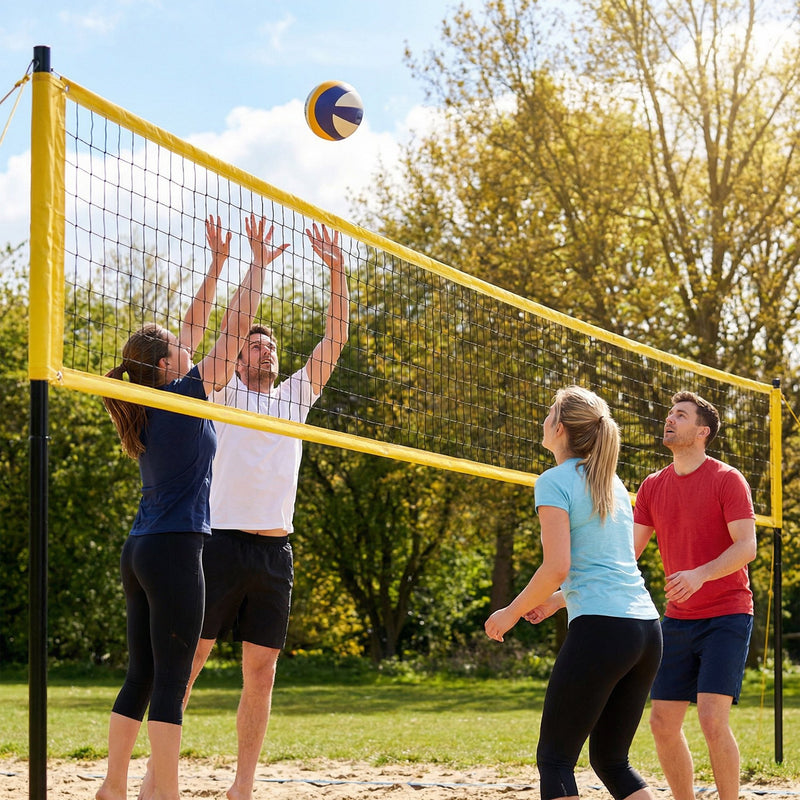 Portable volleyball net set – image 9