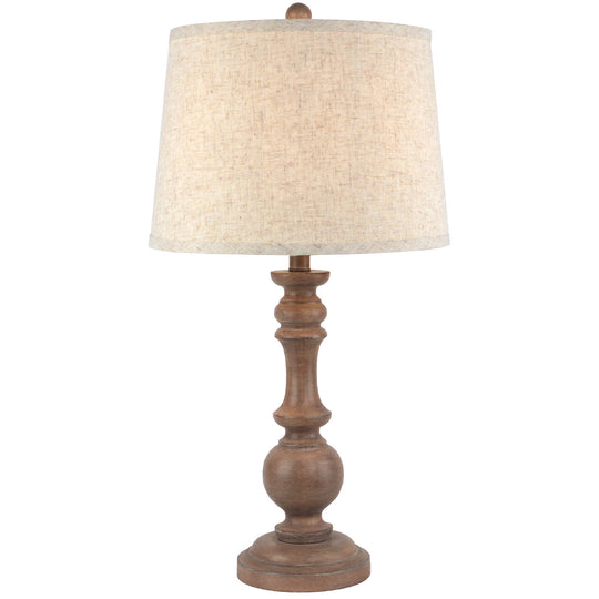 Seraphia table lamp with linen shade, additional product view