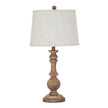Seraphia table lamp with edged linen shade, product view 3