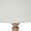 Seraphia table lamp with edged linen shade, product view 5