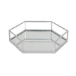Larger silver hexagon tray