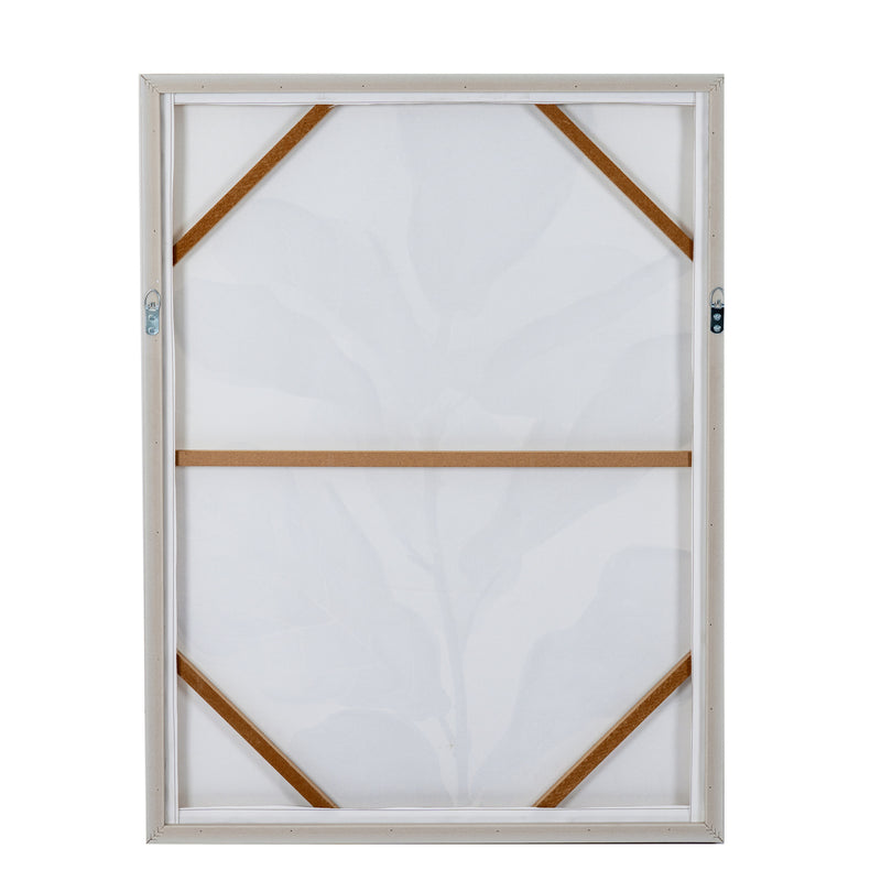 Back of the framed Sevra canvas