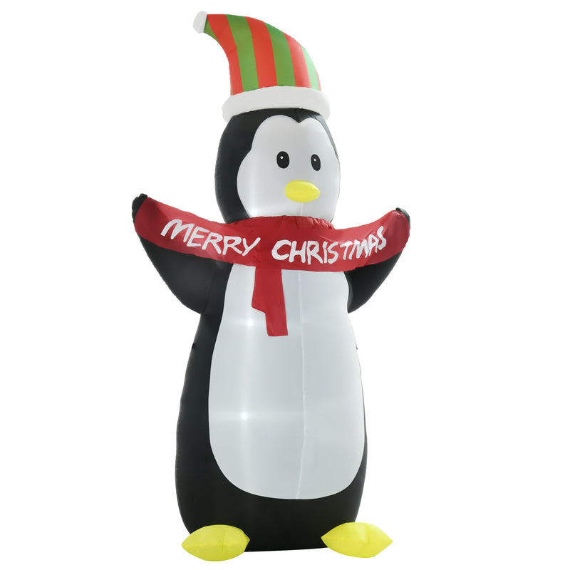 8ft Penguin on a white background