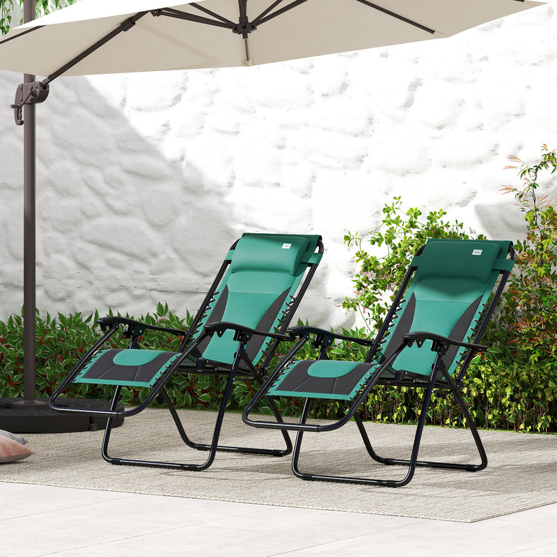 Green zero gravity chairs – image 10
