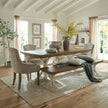 Siena large amphora on a dining table, shown with a pelike pot sold separately