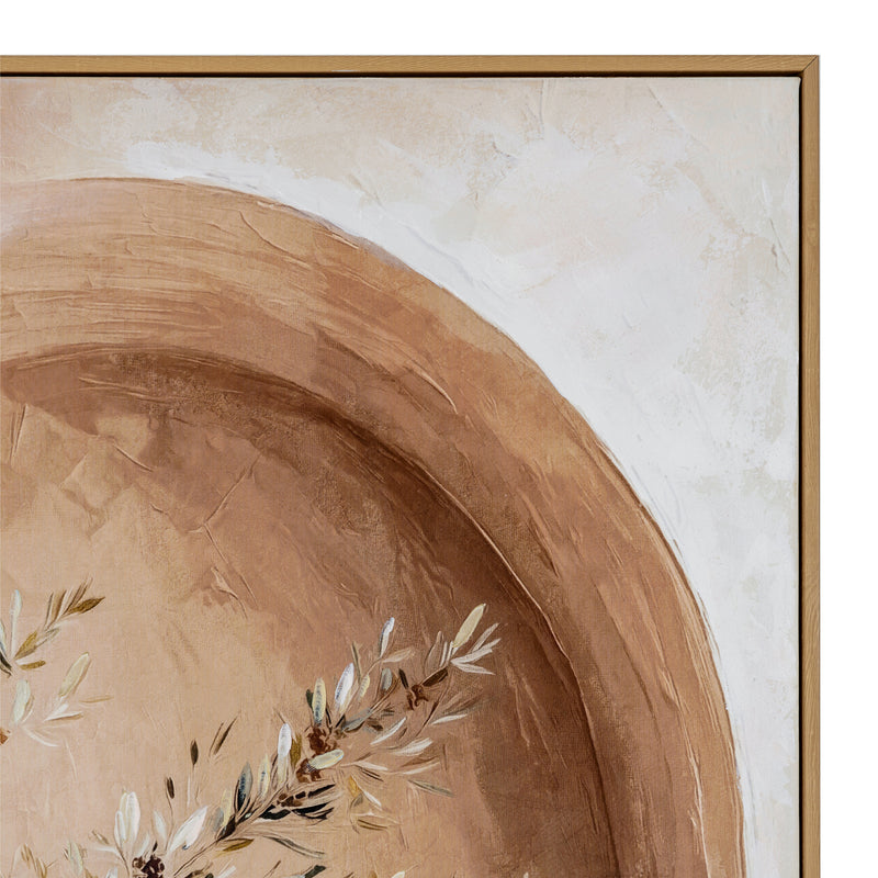 Siena Vase Hand-Painted Framed Canvas – 82.5 × 122.5cm, additional product view 3