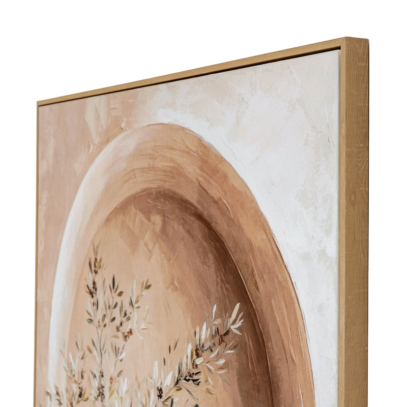 Siena Vase Hand-Painted Framed Canvas – 82.5 × 122.5cm, additional product view 4