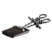 Silver hearth tidy set with twisted loop handles