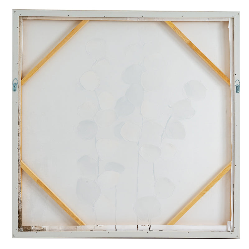 Back of the framed Silvra canvas