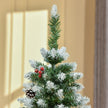 5ft pencil tree with berries and pine cones – image 8