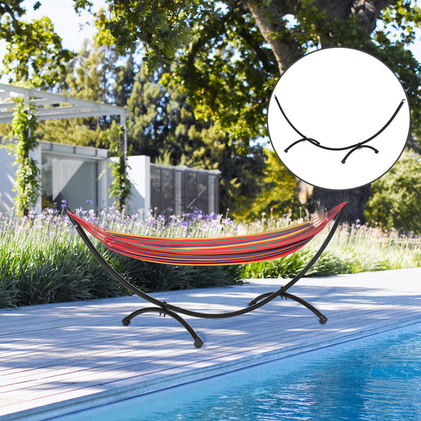 Outsunny 3(m) Universal Hammock Stand Metal Frame Garden Camping Picnic Outdoor Patio Replacement – Stand Only, Fits – view 2